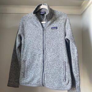Patagonia full zip grey jacket. Size medium.
